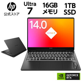 Core Ultra 7 RTX 4050/RTX 4060 AI ゲーミングノートPC 新品 OMEN by HP Transcend 14（型番：9T653PA-AAAB/9T649PA-AAAC）AI 16GBメモリ 1TB SSD 14.0型 2.8K OLEDディスプレイ WEBカメラ 薄型 クリエイター ヘッドセット付