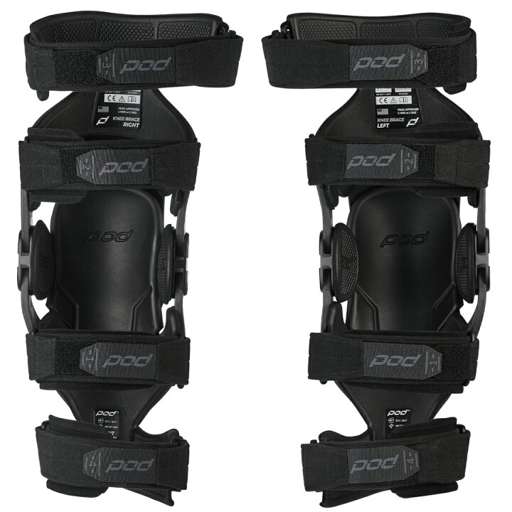 楽天市場】Pod K4 2.0 ニーブレース 左右セット XS/Sサイズ ブラック 