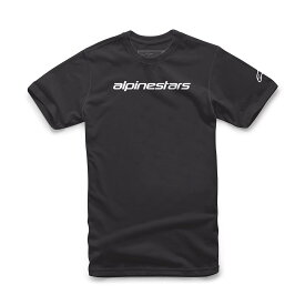 Alpinestars リニアーワードマーク Tシャツ US Lサイズ ブラック/グレー