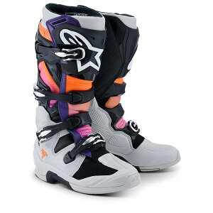 Alpinestars TECH7�u�[�c 6(25.0cm) �u���b�N/���C�g�O���[/�I�����W�t���[/�}�[���^ D8851 2012025-1594-06
