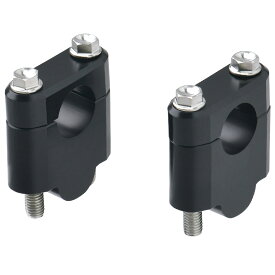 ZETA バーライズキット 30mmアップ ブラック スタンダード径(22.2mm)ハンドルバー用 ポジション変更 乗車姿勢 アップライト ロングツーリング ダートフリーク Dirtfreak 品番:F4616/メーカー品番:ZE53-01301