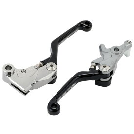 ZETA KLX250 KLX230/S/R/R S/SHERPA KLX125 D-TRACKER X D-TRACKER125 VERSYS-X250/300 etc ピボットレバーセットCP 3フィンガー ブラック 品番:F5064/メーカー品番:ZE44-6011