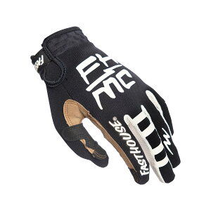 FASTHOUSE MX ���[�X(�q���p) �X�s�[�h�X�^�C���O���[�u �z�b�g�E�B�[�� YS�T�C�Y �z���C�g/�u���b�N 4050-1021