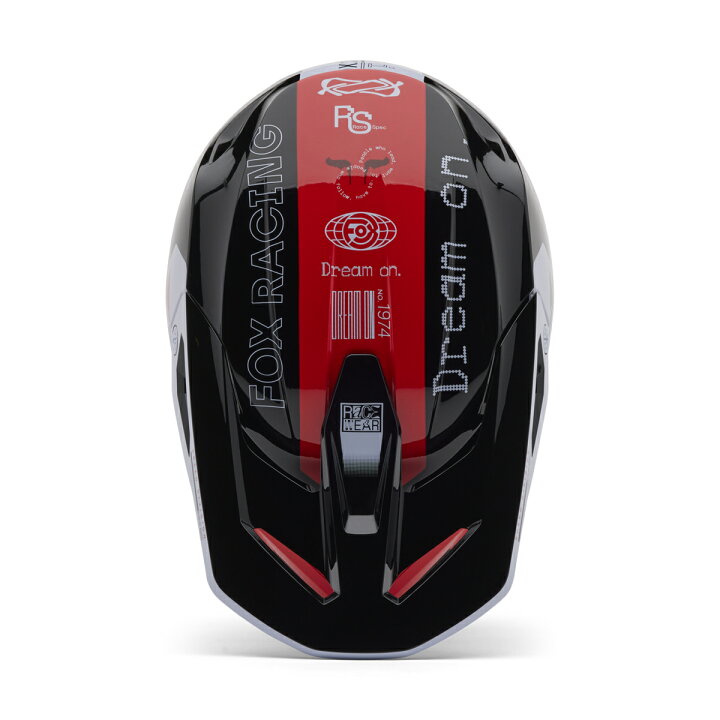 楽天市場】FOX MX V1ヘルメット ユース(子供用) レーススペック YL 