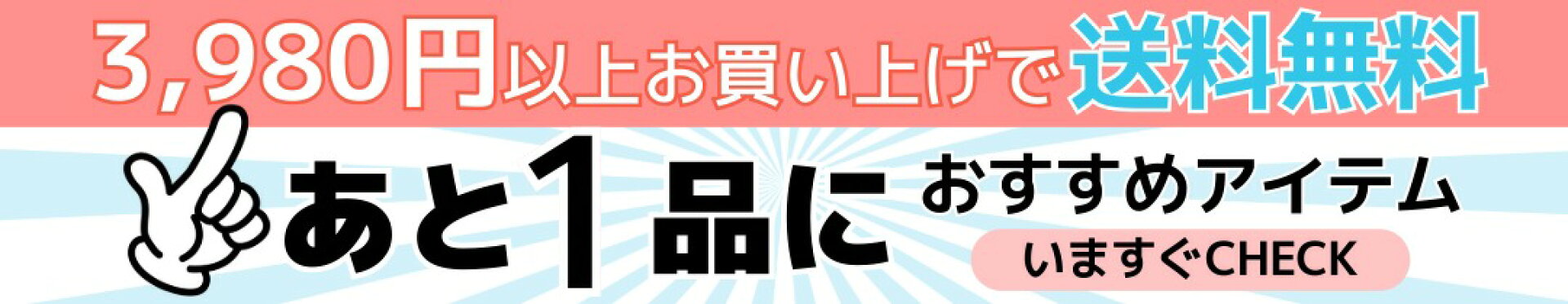 送料無料にあと1品