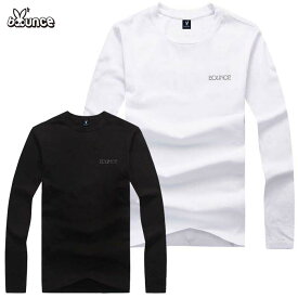 BOUNCE バウンス ラインストーン ロゴ 長袖 ブラック ホワイト メンズTシャツ トップス かっこいい おしゃれ 人気 ブランド 大きい ビッグサイズ ストリート ITALY