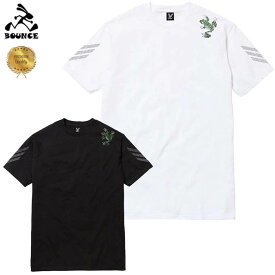 BOUNCE バウンス frog カエル ラインストーンロゴ PREMIUM 半袖 綿100% メンズTシャツ トップス かっこいい おしゃれ 人気 ブランド 大きい ビッグサイズ ストリート系 ITALY