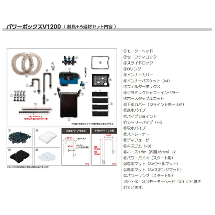 楽天市場】コトブキ パワーボックス V1200 淡水・海水両用 水槽用 外部 