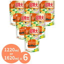 ＼最大5％OFFクーポン配布中／【選べる容量×6個セット】レノアハピネス 夢ふわタッチ シトラス＆ヴァーベナ 詰め替え用 超特大サイズ 1220ml・1620ml ナチュラルシリーズ 柔軟剤 フローラル 香り長持ち P&G