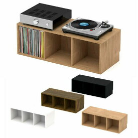 【3マス ロープレーヤー台 DULP-L300P】/ disk union / ディスクユニオン / レコードラック レコード収納 頑丈 LPラック 収納ラック インテリア テレビ台 ローボード テレビラック TV ラック テレビ LP 12inch 棚 収納棚 LP 本 record レコード