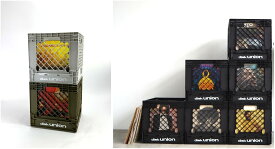 【レコードクレート Record Crate DURC】/ disk union / ディスクユニオン / レコードラック レコード収納 LPラック 収納ラック インテリア コンテナ レコードコンテナ LP収納 LP 12inch 棚 収納棚 LP 本