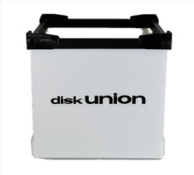【DUレコードコンテナ WHITE (LPサイズ)】/ disk union / ディスクユニオン / レコードラック レコード収納 LPラック 収納ラック インテリア コンテナ レコードコンテナ LP収納 LP 12inch 棚 収納棚 LP 本