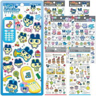 【入荷済み/5点セット】正規品 たまごっち 平成はっぴーフォンステッカー 大人の図鑑シール 4サイズステ…