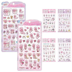 【入荷済・セット販売】エスターバニー うるちゅるポップシール シールセット うるちゅるシール ウルチュルシール 韓国限定 SOUFFLE STICKER スフレステッカー ステッカー シール