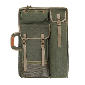 スケッチバッグ 画材バッグ ダブルショルダー製図板バッグ 屋外用ペイントバッグ 写生 工具バッグ