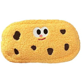 かわいい クッキーの形 ペンケース 鉛筆ケース 筆箱 ぬいぐるみ 鉛筆バッグ 大容量 鉛筆ポーチ 化粧品バッグ 文房具収納袋 家庭 学用品用 ダークブラウン