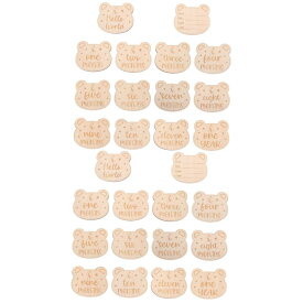 28 個 マイルストーン ベビー カード ベビー マイルストーン カード 木製 マンスリー マイルストーン マンスリー ベビー マイルストーン ウッド 木製 マイルストー