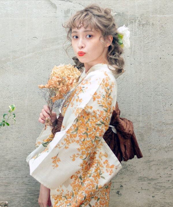 楽天市場】【先行予約】浴衣 5点セット レディース（ゆかた・しわ  