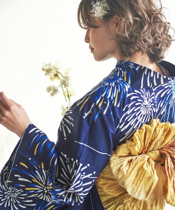 楽天市場】1人で簡単着付け♪はんなり高級浴衣5点セット 浴衣 セット  