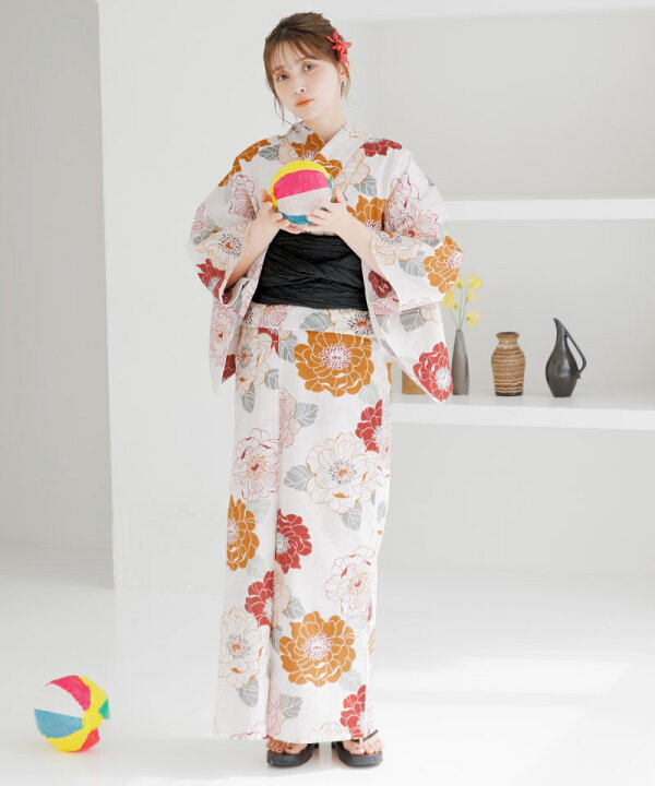 楽天市場】浴衣 5点セット レディース 簡単着付け 2025（ゆかた・しわ  