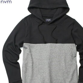 NVM エヌブイエム NVM SWITCHING PARKA (BLACK×CHARCOAL) [NVM16A-SW01] メンズ トップス スウェット パーカー プルオーバー ブラック セットアップ