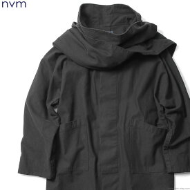 NVM エヌブイエム NVM DRIFTER COAT (BLACK) [NVM17A-JK01] メンズ ジャケット アウター コート