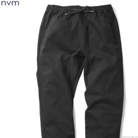 NVM エヌブイエム NVM EZ PT (BLACK) [NVM18A-PT01] メンズ ボトムス パンツ チノ ブラック ジョガーパンツ