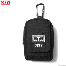 OBEY オベイ OBEY DROP OUT UTILITY SMALL BAG (BLACK) メンズ バック ポーチ