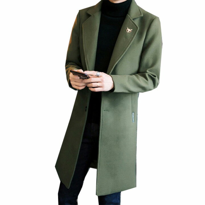 楽天市場 チェスターコート メンズ コート ウールコート 無地 シンプル コート 大きいサイズあり ビジネスコート ロング ジャケット 秋冬 冬服 秋 暖か 真冬 チェスターコート メンズ チェスターコート チェスターコート ロング ロングコート ロングジャケット メンズ