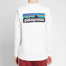 PATAGONIA パタゴニア　ホワイト　メンズ コットン トップス プルオーバー メンズ 長袖 ロングスリーブ フェス トレンド インポート 大きいサイズあり 流行 最新 メンズカジュアル カルバンクライン 小さいサイズあり
