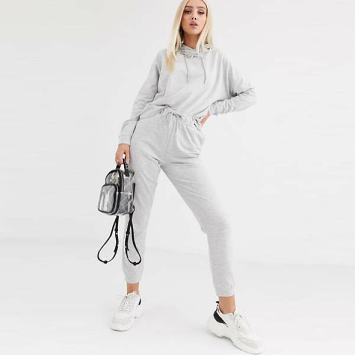 楽天市場 Asos エイソス トラックスーツ フーディー ネクタイ付き スリム ジョガーパンツ 大人カジュアル レディース セットアップ インポート ブランド セレクトショップ Diva Closet