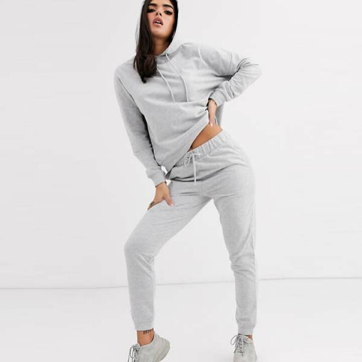 楽天市場 Asos エイソス トラックスーツ フーディー スウェット ネクタイ付き スリムジョガー ジョガーパンツ 大人カジュアル レディース セットアップ インポート ブランド セレクトショップ Diva Closet