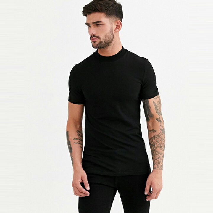 楽天市場 Asos Asos エイソス メンズ Asos Design ブラック 筋肉 フィット ジャージー タートルネック 大きいサイズ インポート エクストリームスーパースキニーフィット スウェットパンツ ジーンズ ジーパン 代 30代 40代 ファッション コーディネート セレクト