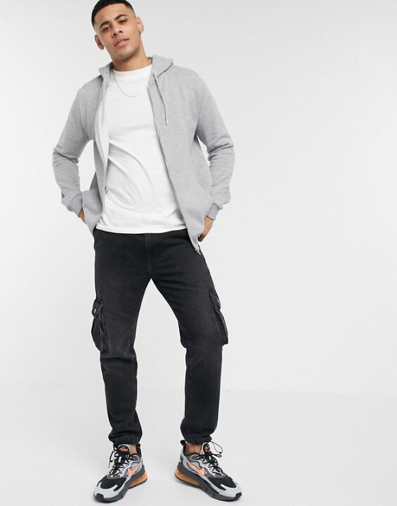 楽天市場 Asos Asos エイソス メンズ Asos Design グレー マール パーカー ジップアップ 大きいサイズ インポート エクストリームスーパースキニーフィット スウェットパンツ ジーンズ ジーパン 代 30代 40代 ファッション コーディネート セレクトショップ Diva Closet