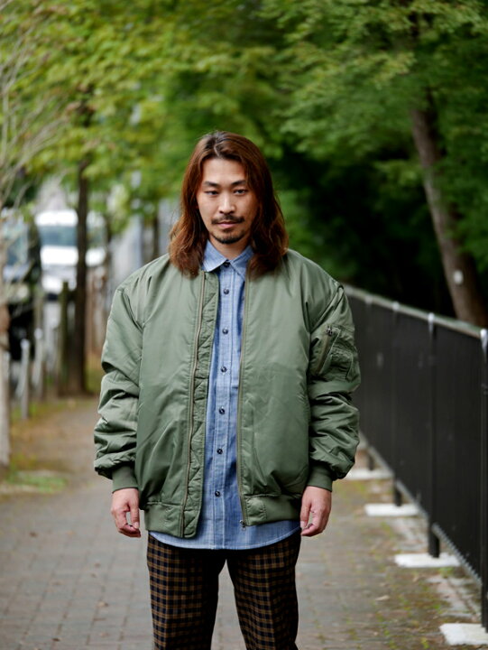 楽天市場】MA-1 ボンバージャケット ジップアップジャケット 中綿入り 