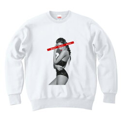 フォトデジタルフォトガールプリントトレーナーブラックホワイトメンズ長袖T-shirtsコットン黒Tトレーナー大人メンズ男性オシャレ40代30代コーディネートファッショントレンド最新人気トップス大きいサイズスウェットレディース