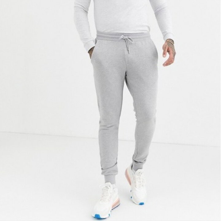 楽天市場 Asos Asos エイソス メンズ ジョガー スキニージョガーパンツ スキニー スウェットパンツ ブラック ジョガー スキニーフィット ボトム ストレッチ トレンド 大きいサイズ インポート カジュアル 代 30代 40代 50代 お洒落 小さいサイズあり セレクト
