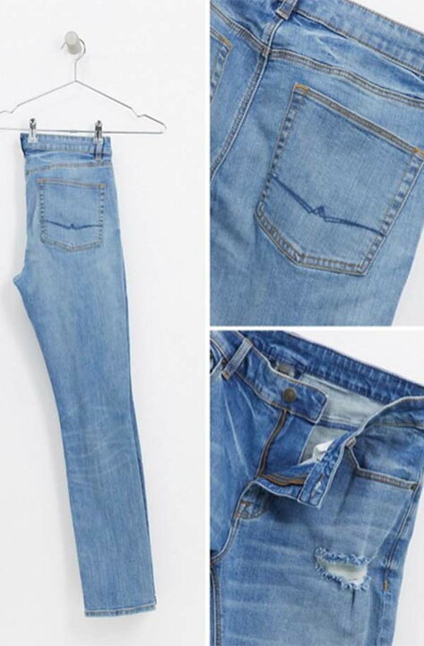 楽天市場 Asos Design スキニー ジーンズ デニムパンツ メンズ 男性 小さいサイズから大きいサイズまで 代 30代 40代 ファッション コーディネート セレクトショップ Diva Closet