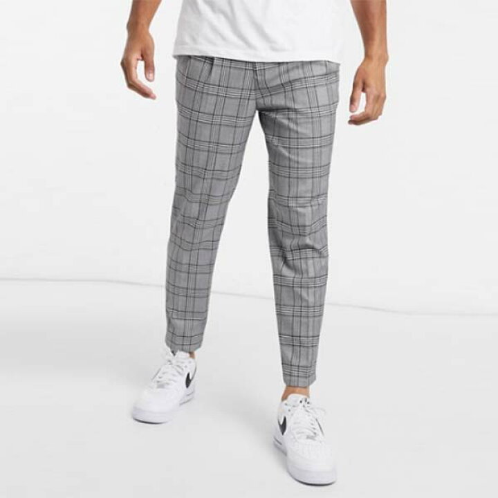 楽天市場 リバーアイランド プリーツ スマートパンツ グレーチェック パンツ メンズ 男性 小さいサイズから大きいサイズまで 代 30代 40代 ファッション コーディネート セレクトショップ Diva Closet