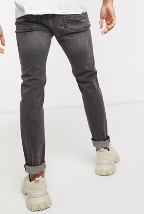 楽天市場 Asos Design ウォッシュド ブラック スキニー ジーンズ パンツ ボトム メンズ 男性 小さいサイズから大きいサイズまで 代 30代 40代 ファッション コーディネート セレクトショップ Diva Closet