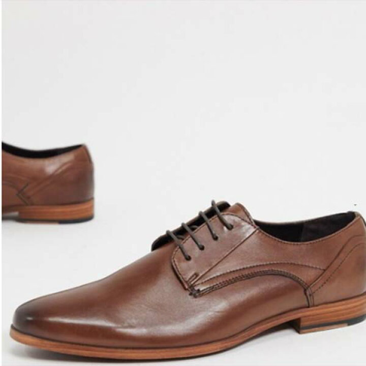 楽天市場 Asos Design ナチュラル フィット ブラウンレザー ワイド フィット レース アップ シューズ 靴 Shoes シューズ メンズ 男性 代 30代 40代 ファッション コーディネート セレクトショップ Diva Closet