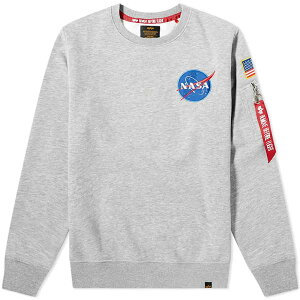 早期販売割引 トレンド 代 30代 40代 メンズ 男性 インポートブランド アルファインダストリーズ Nasa パッチ クルー スウェット トレーナー Industries Alpha 2b4aa7091 新品 在庫有 Www Rafaini Com Br