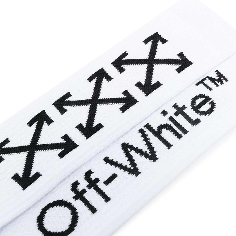 楽天市場】OFF-WHITE オフホワイト Off white ロゴ靴下 ハイブランド 