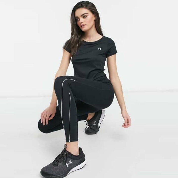 楽天市場 アンダーアーマー Under Armour ロゴ 反射 パイピング レギンス ブラック パンツ ボトム レディース 女性 インポートブランド 小さいサイズから大きいサイズまで ジム フィットネス スポーツウェア ヨガ セレクトショップ Diva Closet