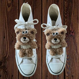 ぷくぷく もこもこ ふわふわ40％ テディベア キャラ目クマ 用途沢山 靴・バッグ・ヘアゴムにもキーホルダーサイズ 刺繍 誕生日プレゼント バースデー ベア テディベア くま クマ ぬいぐるみ オリジナル 記念品 クリスマスプレゼント オシャレ 【DIVAオリジナル】