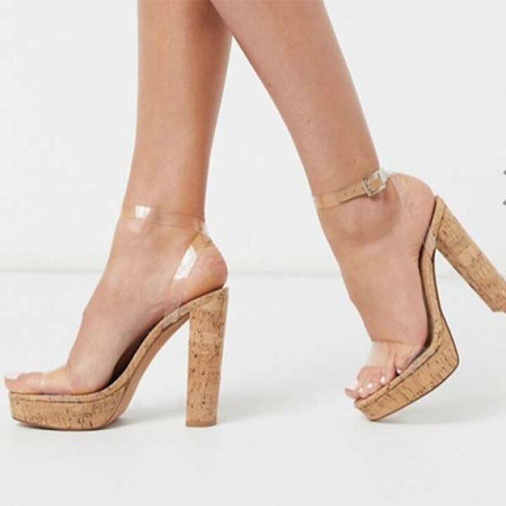 楽天市場 Asos Design Nutshell Clear Platform コルク ヒール サンダル ファッション 大人可愛い フェス 代 30代 40代 Diva 大きいサイズあり 小さいサイズあり 高身長 セレクトショップ Diva Closet