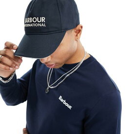 バブアーインターナショナル Barbour バブアー Barbour International ジャクソン ロゴ キャップ、ネイビー 帽子 メンズ 男性 インポートブランド