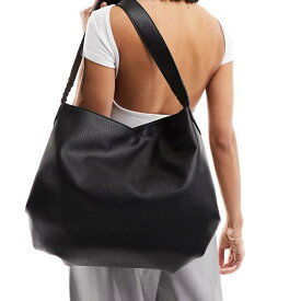 アクセサライズ Accessorize 黒のだらしない特大ショルダー バッグをアクセサリーとして 鞄 レディース 女性 インポートブランド