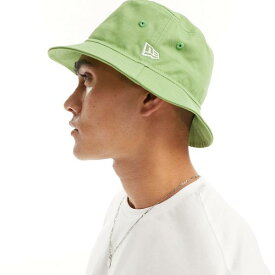 ニューエラ New Era NEW ERA New Era ロゴ バケット ハット (グリーン) 帽子 メンズ 男性 インポートブランド