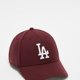 47 ブランド MLB LA ドジャース ベースボール キャップ (バーガンディ) 帽子 レディース 女性 インポートブランド